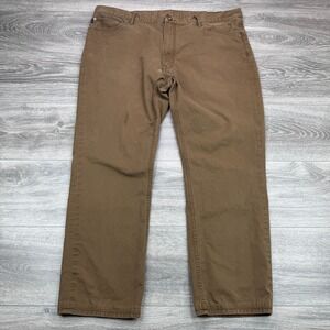 Polo Ralph Lauren Pants Mens 40x28 Brown 5 Pocket Chinos Slim Fit Preppy Stretch